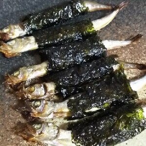 ★ししゃも焼き韓国海苔巻き★